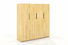 Šatní skříň Naturlig Larsos 4D (borovice)