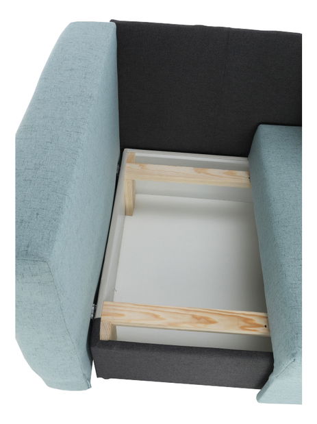 Lenoška Belanna (mentolová + šedá)