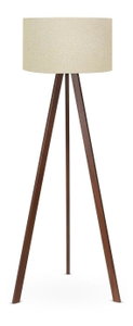 Stojanová lampa Amorekko 2 (béžová + hnědá)