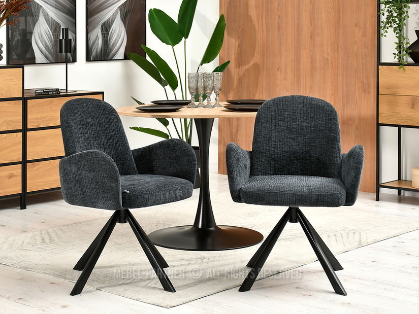 Židle Sony (grafit + černá)