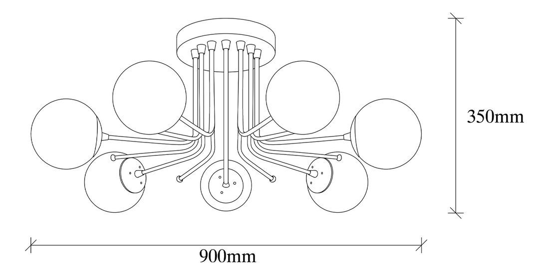 Stropní svítidlo Dais 146