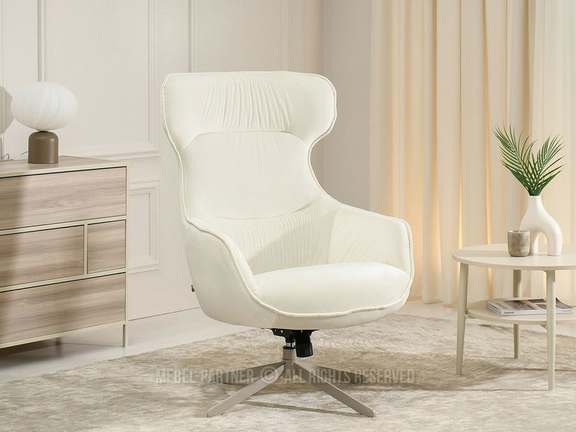 Relaxační křeslo Orbitek (krémová + béžová)