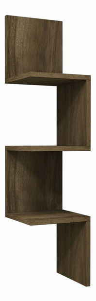 Nástěnná police Zikky (ořech)