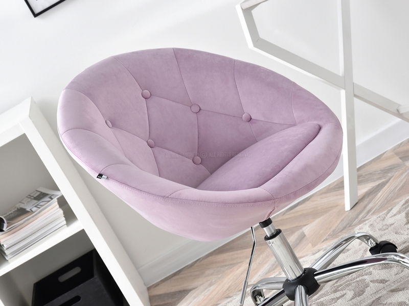 Křeslo Lush 4 (šeřík + chromová)