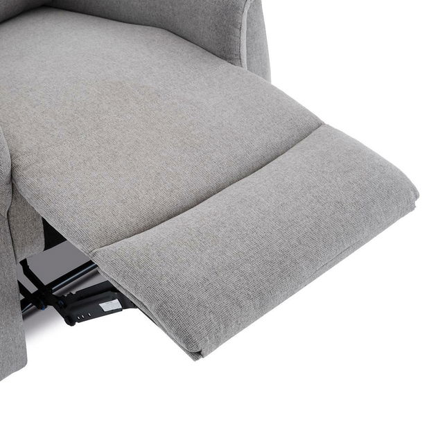 Polohovací křeslo Temor (světle šedá)