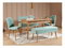 Jídelní set Vlasta 2 (borovice atlantic + pistáciová) (pro 6 osob)