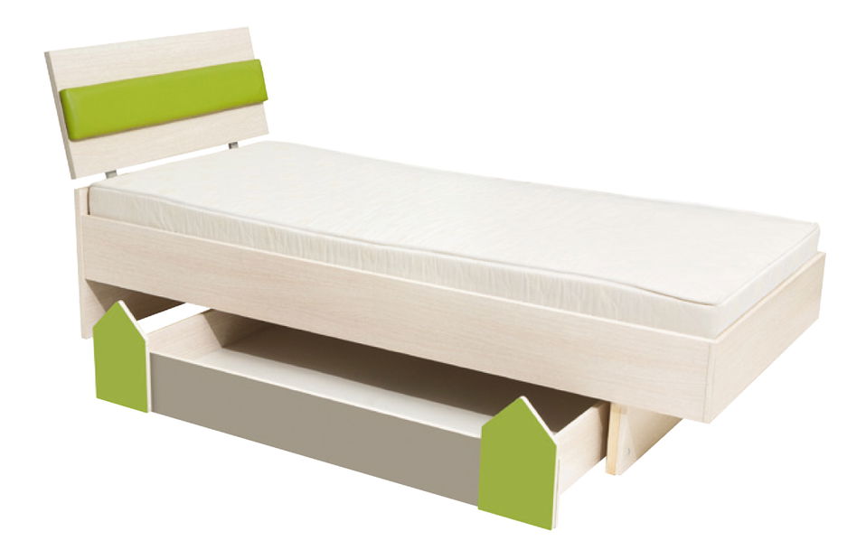 Jednolůžková postel 90 cm BRW Strzalka LOZ1S/90