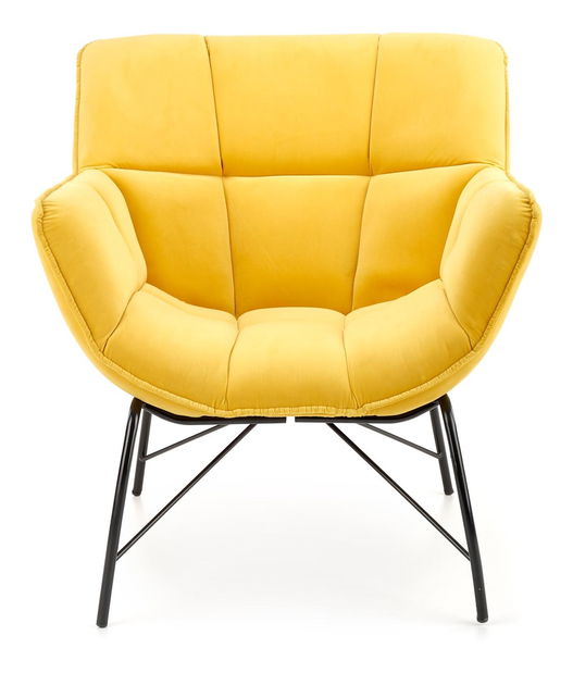 Křeslo Betali (žlutá + černá)