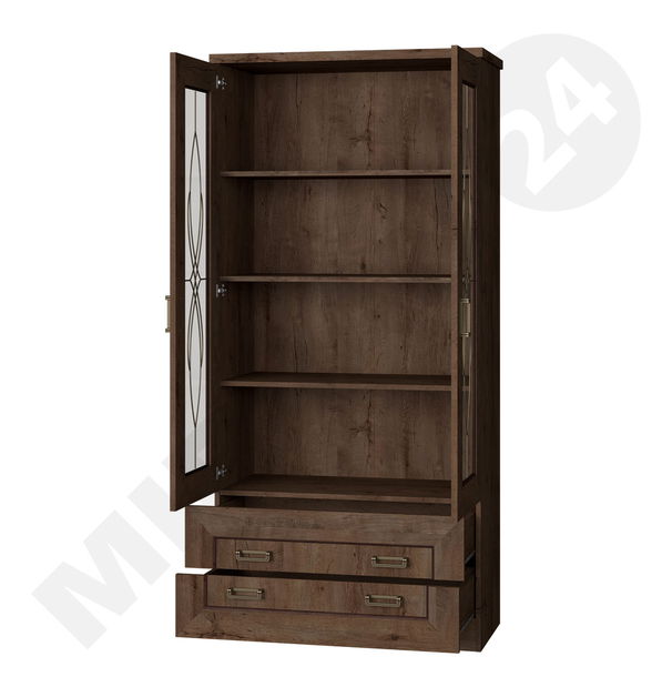 Prosklená vitrína Nyssa N8 (dub lefkas)