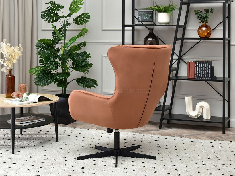 Křeslo Aaron (měděná + černá)