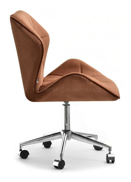 Křeslo Velma M (měděná + chromová)