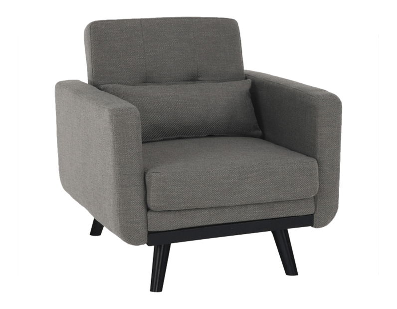 Rozkladací krěslo Alestra (šedá)