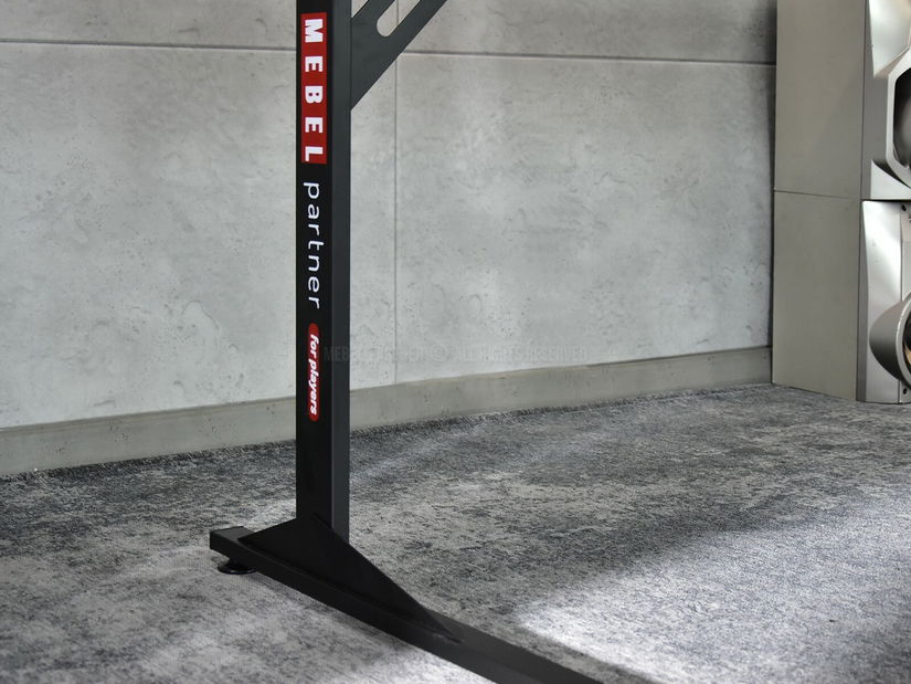 PC stolek Matts 140 (bílá + černá)