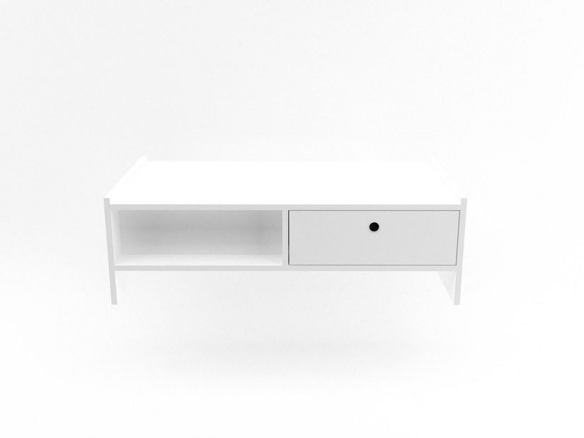 Konferenční stolek Banaso (bílá)