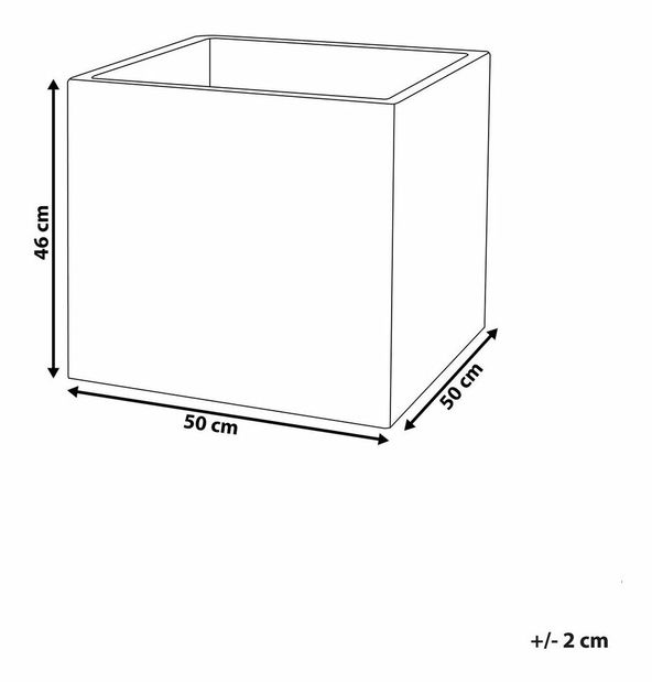Květináč 46 cm Paos (bílá)