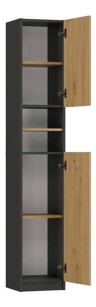 Koupelnová skříňka Maestra 5 (antracit + dub artisan)