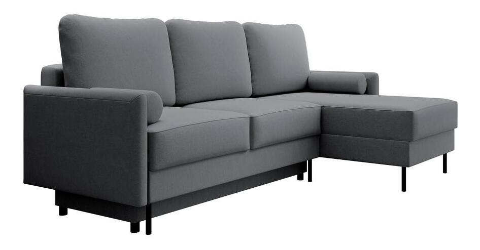 Rohová sedací souprava Toblera L (šedá tmavší)