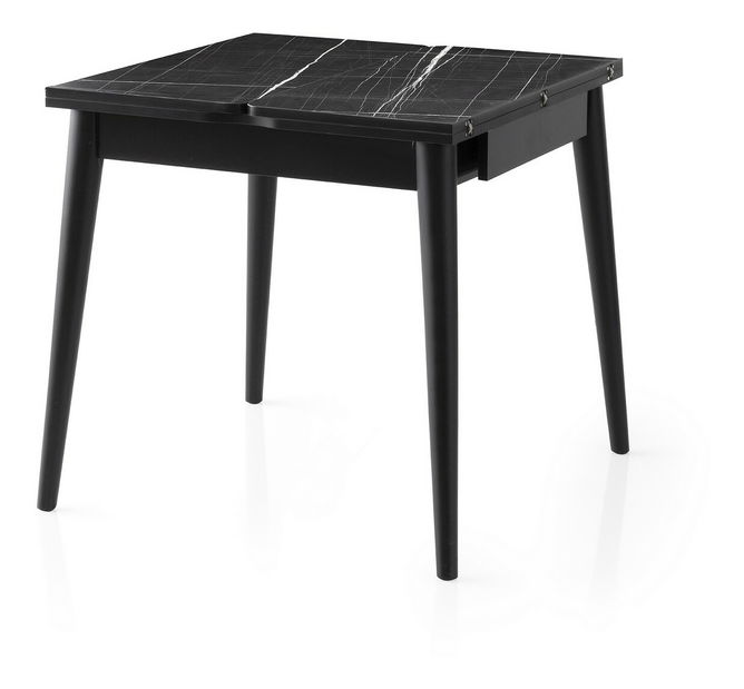 Rozkládací jídelní stůl Totento (černá)