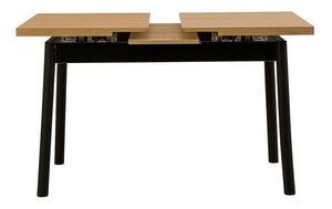 Rozkládací jídelní stůl (pro 6 osob) Oleander (Černá)