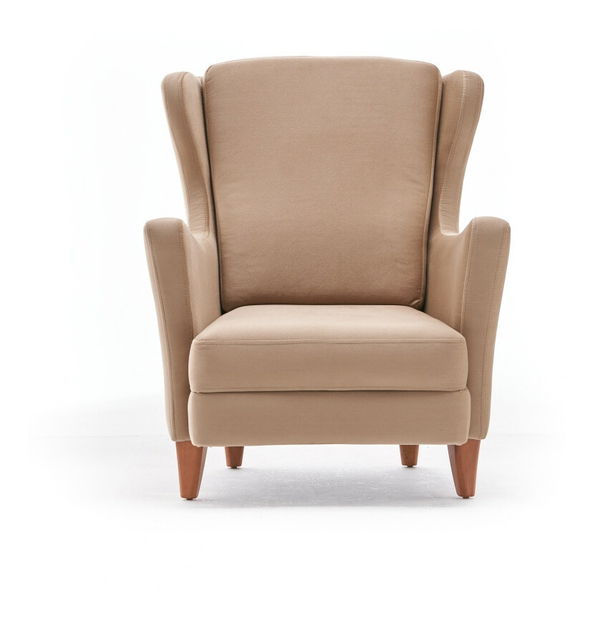 Křeslo Ušák Lusitania 1 (krémová) *bazar