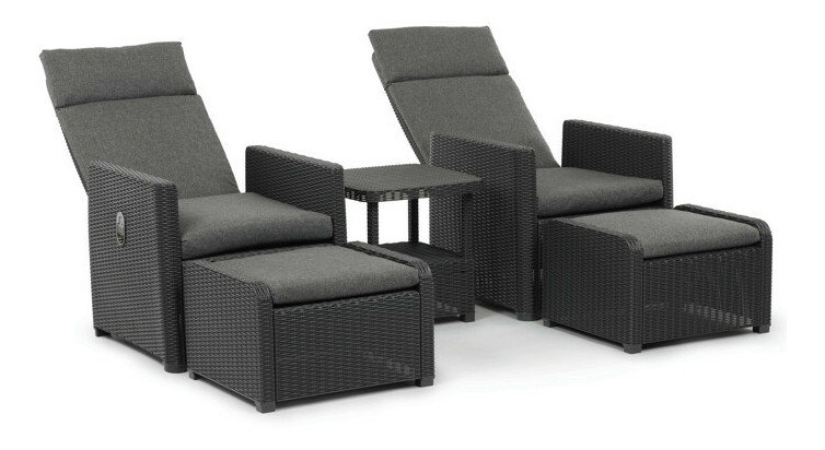 Zahradní sestava Lautro (šedá)