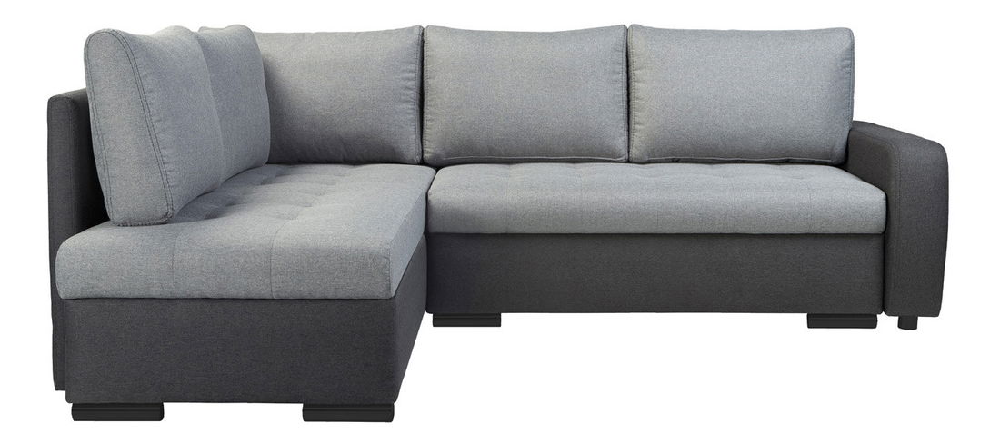 Rohová sedací souprava BRW Olimp Lux 3DL.RECBKMU LED šedá (L) (s osvětlením)