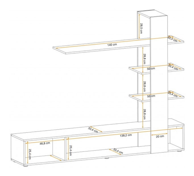 Obývací stěna Ecco WTW EC