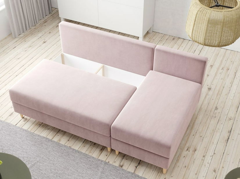 Rohová sedací souprava Vlada (P) (šedá)