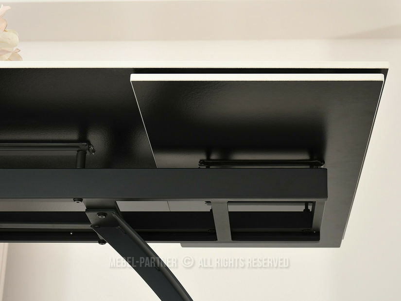 Jídelní stůl Pagina (mramor + černá)