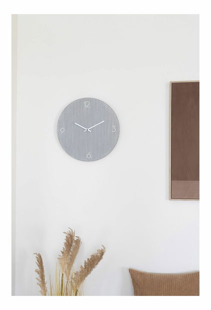 Nástěnné hodiny Rostlé (světle šedá)