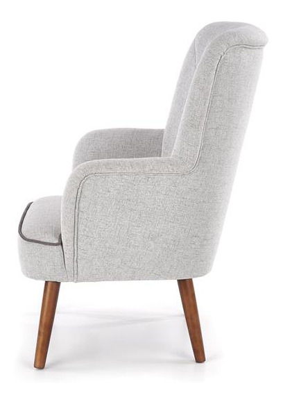 Křeslo Bisha (siva)