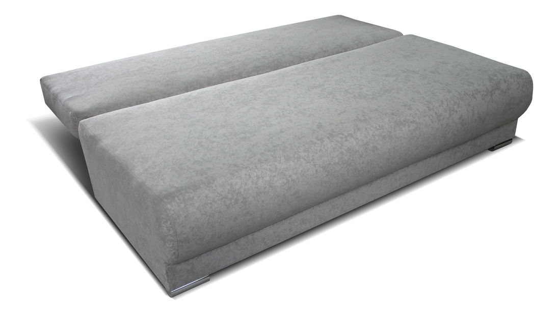 Pohovka Lexus 3R (šedá + vzor kvety)