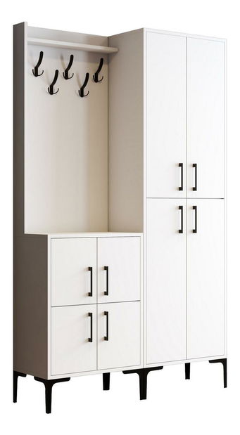 Předsíňová stěna Betina BA (bílá)