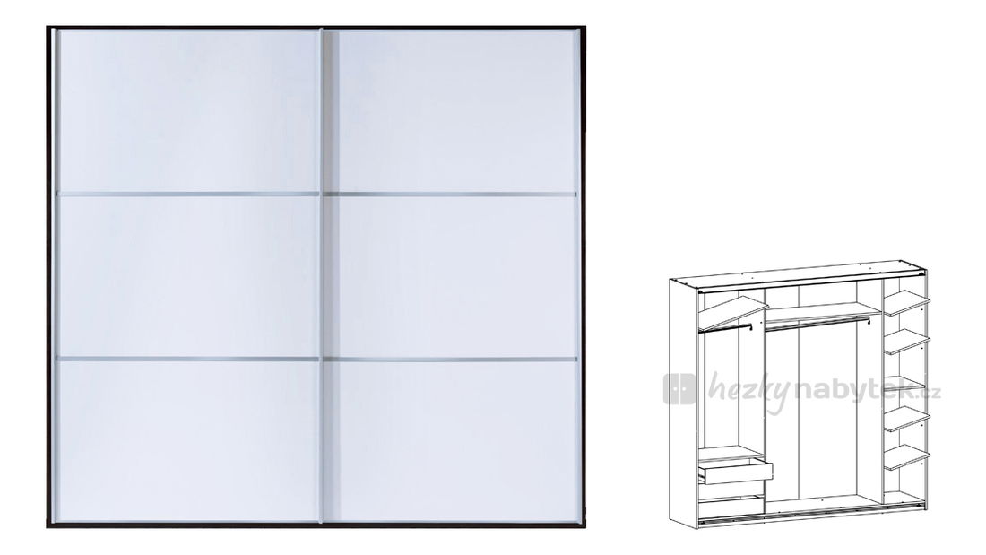 Šatní skříň BRW CREATIO SZF/22/25