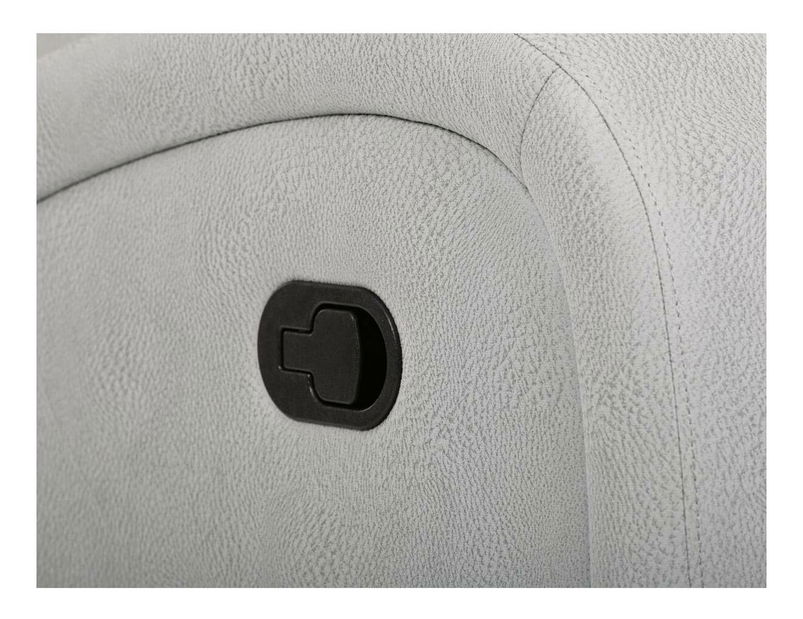 Polohovací křeslo Triple (stříbrná)