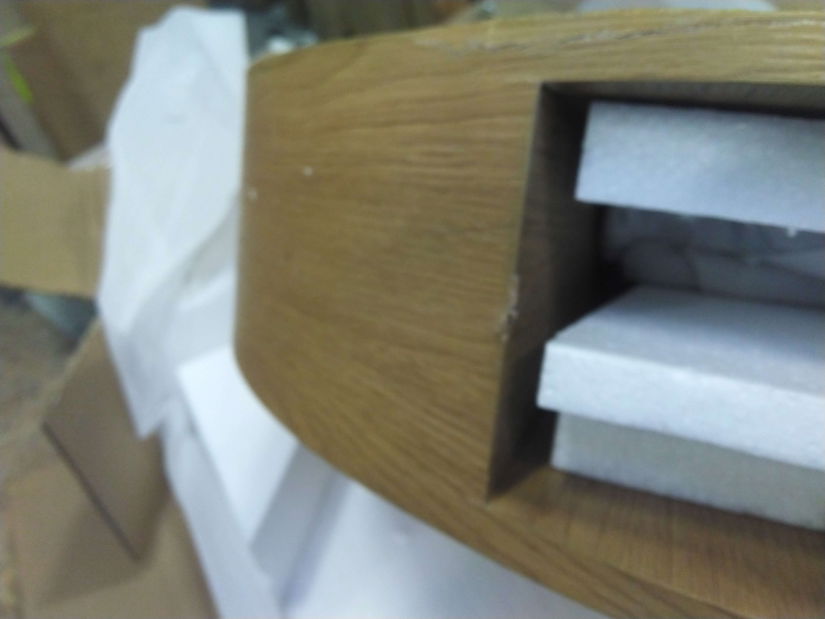 Konferenční stolek Turin (dub + černá) *bazar