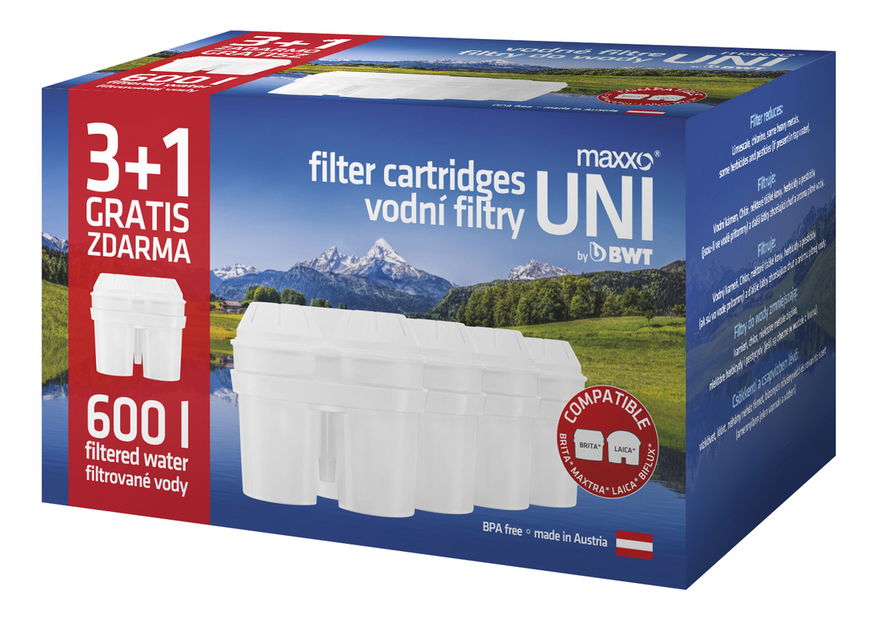 Náhradní filtry Maxxo Uni (4ks)