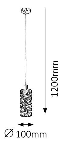 Závěsné svítidlo Joy 6397 (chromová)