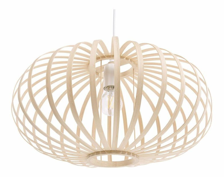 Závěsná lampa HEVILA (světlé dřevo)