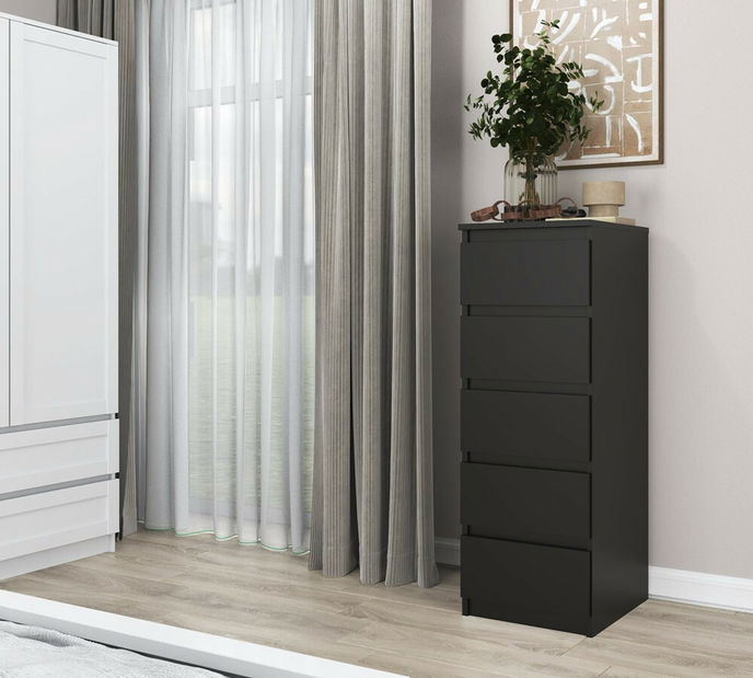 Komoda Musecalo 5 (černá)