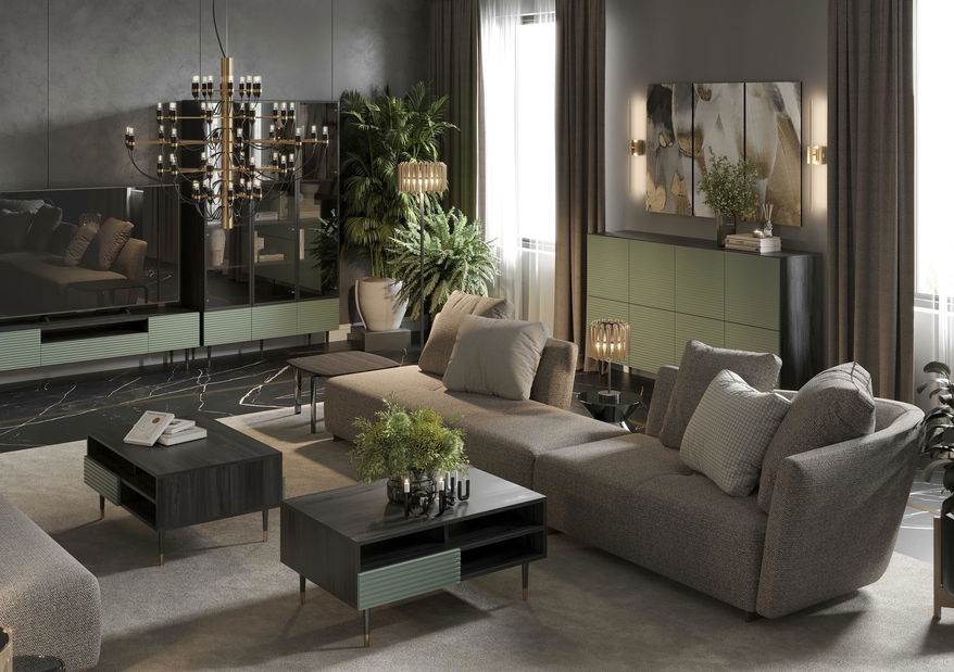 Vitrína Imperotta I09 (zelená)