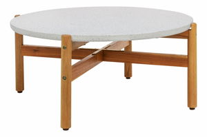 Konferenční stolek Taleria 10 (přírodní + bílá)