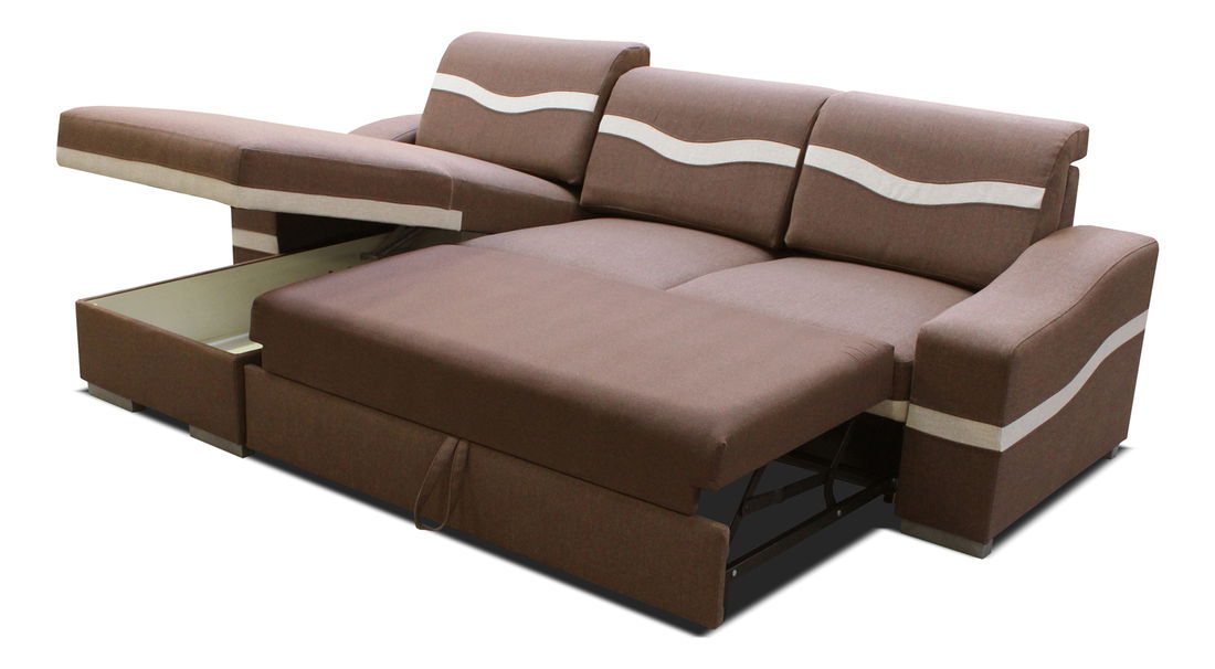 Rohová sedací souprava Havana L+2F (šedá) (L)