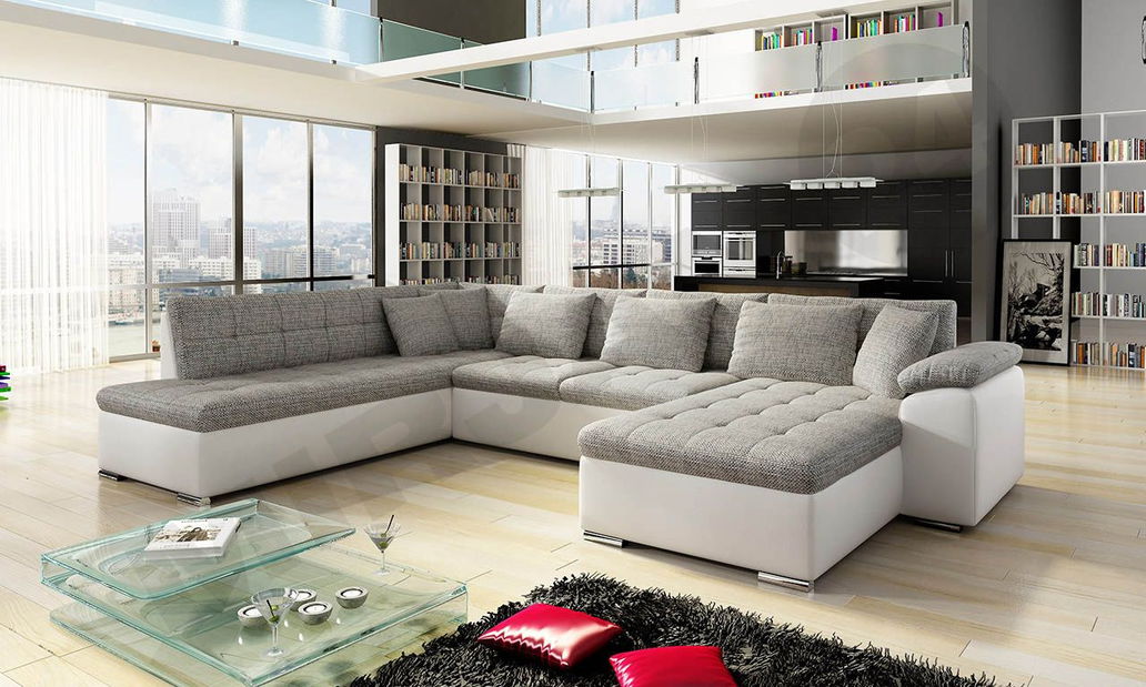 Rohová sedací souprava Talia (rezavá)