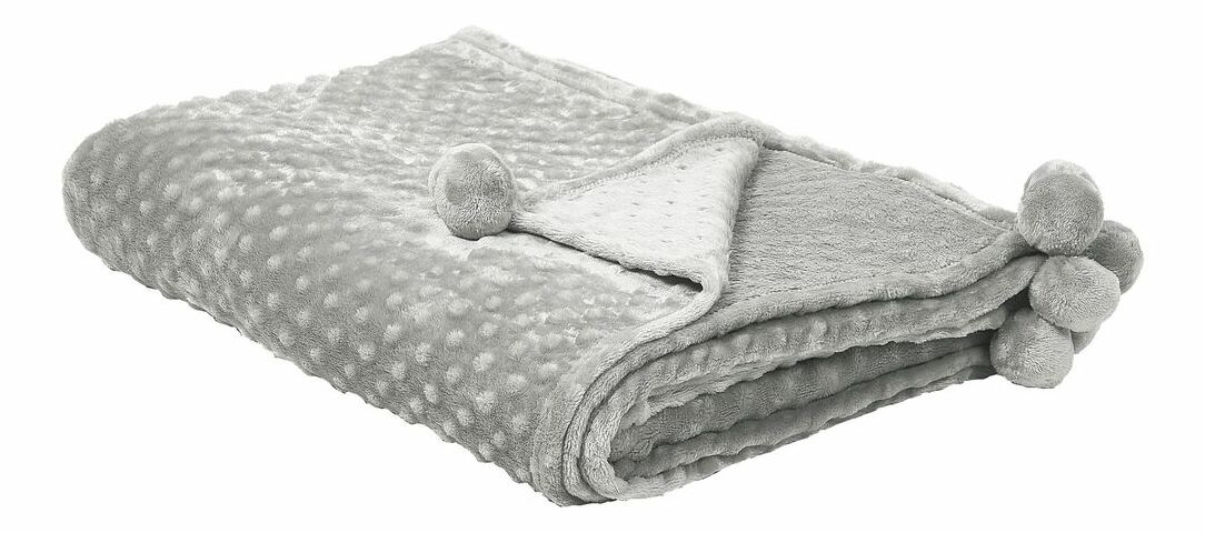 Deka 220x200 cm SAMRE (polyester) (šedá)