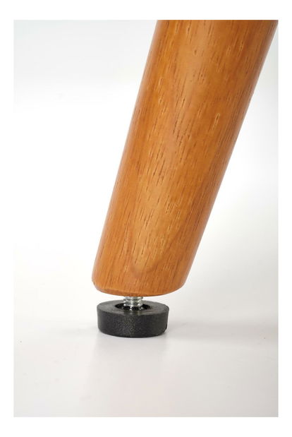 Relaxační křeslo Particia (světlobéžová + ořech světlý)