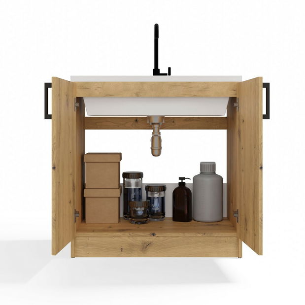 Dolní kuchyňská skříňka Katiossa 1 (dub artisan)