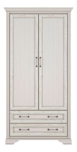 Šatní skříň BRW Stylius SZF2D2S (modřín sibiu)