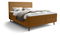 Manželská postel 200 cm Napoli Comfort (karamelová) (s roštem, s úl. prostorem)