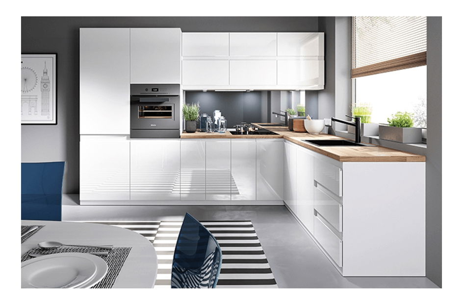 Dvířka na vestavnou myčku nádobí 59,6x57 Aurellia (vysoký lesk bílý)